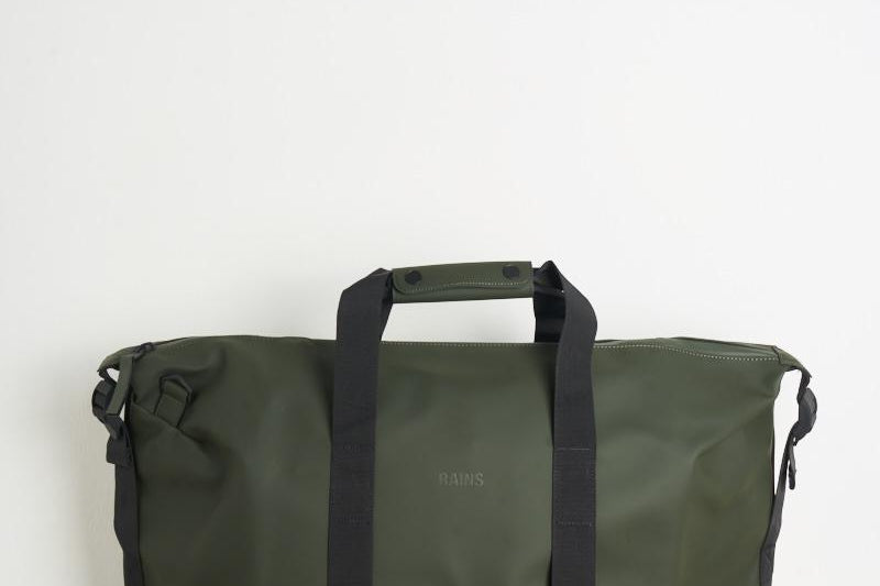 Borsone uomo impermeabile verde 14200 03 RAINS 
