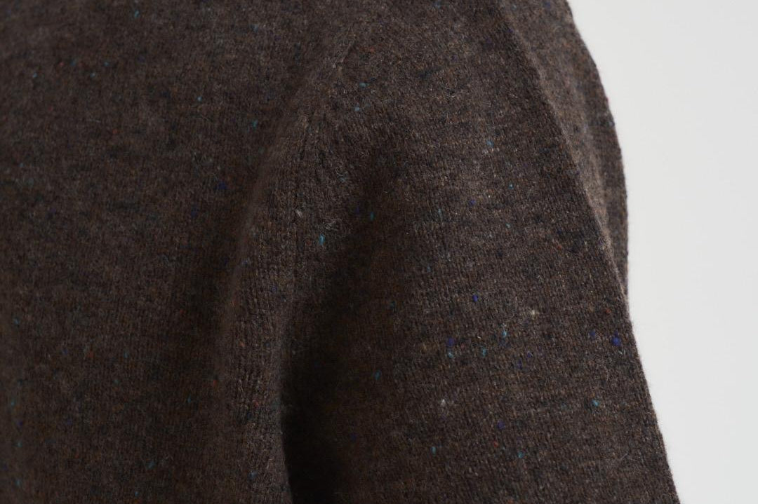 Maglia uomo girocollo marrone MKN1575 BR17 BARBOUR 
