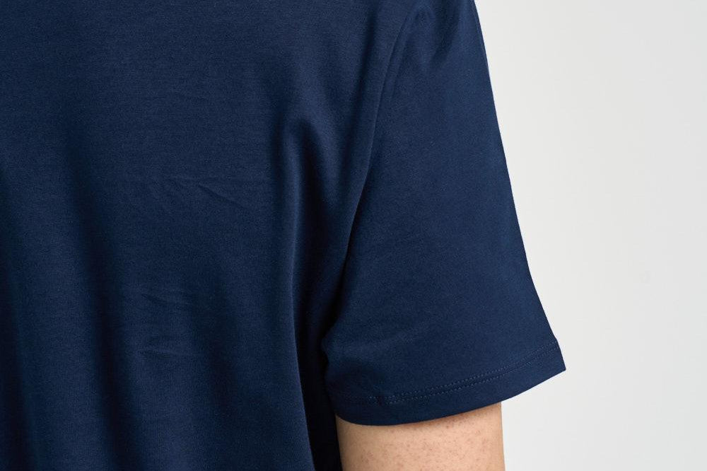 T-shirt uomo girocollo blu TH6709 166 LACOSTE 