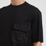 T-shirt uomo con tasca nera EM002978 AF10761UC001 EMPORIO ARMANI 