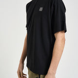 T-shirt uomo girocollo nera 2100030 S0115V0029 STONE ISLAND 