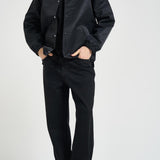 Giacca uomo in nylon nero JT183 PA014BL DROLE DE MONSIEUR 