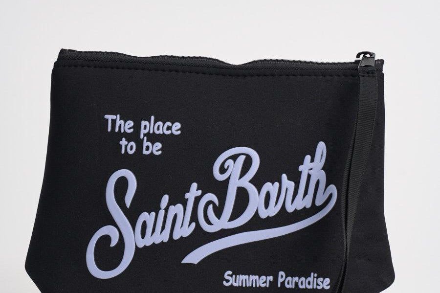 Pochette donna Aline nera e lilla ALINE 08503L MC2 SAINT BARTH 