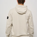 Felpa uomo panna con cappuccio 6100045 S0051V0095 STONE ISLAND 