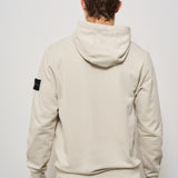 Felpa uomo panna con cappuccio 6100045 S0051V0095 STONE ISLAND 