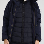 Piumino uomo cappuccio blu notte 19CMW189A 11089G888 C.P. COMPANY 