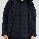 Piumino uomo cappuccio blu notte 19CMW189A 11089G888 C.P. COMPANY 