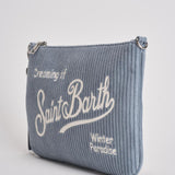 Pochette donna Parisienne Corduroy a coste celeste PARISIENNE COURD36 MC2 SAINT BARTH 
