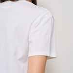 T-shirt donna girocollo bianca EMILIE 01478H MC2 SAINT BARTH 