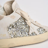 Sneakers donna Super-Star panna e argento GWF00103 F00890110931 GOLDEN GOOSE 