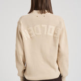 Cardigan in maglia con logo GWP00950 P00197255550 GOLDEN GOOSE 