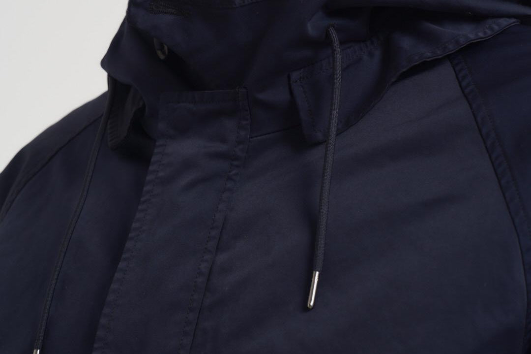 Piumino uomo cappuccio blu notte 19CMW189A 11089G888 C.P. COMPANY 