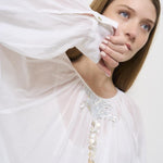 Camicia donna bianca Bohemian 13534 BIANCO0002 FORTE FORTE 
