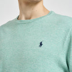 Maglia uomo girocollo verde menta 710890558 513 RALPH LAUREN 