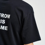 T-shirt uomo girocollo nera TS203 CO002BL DROLE DE MONSIEUR 