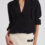 Blusa donna Filippa ricamo nera HT0661FA C3J11I01BK ISABEL MARANT 