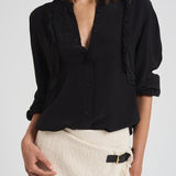 Blusa donna Filippa ricamo nera HT0661FA C3J11I01BK ISABEL MARANT 
