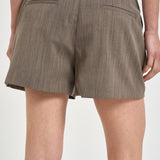 Pantaloncino donna tailoring tortora SISSY BROWNTERRA IRO 