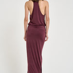 Abito donna lungo bordeaux TM190147B ROUGENOIR THE ANDAMANE 