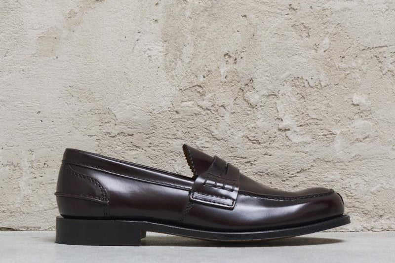 Mocassino uomo college Pembrey marrone PEMBREY BURGUNDY CHURCH'S 