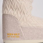 Stivale donna da neve in maglia panna 1409750 L032WHITESAND MOON BOOT 
