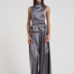 Top con fusciacca donna 725FW7709S SMOKEGRAY DANAME 