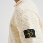 Maglia uomo Cotton Chenille panna 5100019 S00N5V0093 STONE ISLAND 
