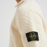 Maglia uomo Cotton Chenille panna 5100019 S00N5V0093 STONE ISLAND 