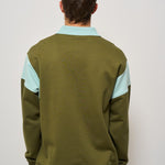 Polo uomo verde e celeste PL154 CO127LKK DROLE DE MONSIEUR 