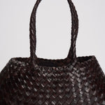 Borsa donna Santa Croce Big marrone scuro 8892 DARKBROWN DRAGON 