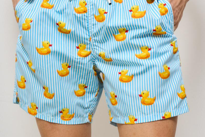 Costume uomo fatasia duck celeste DUCKYSTRIPES S31 MC2 SAINT BARTH 