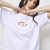 T-shirt donna bianca A15096 0NIAX100 DIESEL 