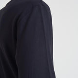 Felpa uomo girocollo blu con stampa logo 8N1MR6 1JRIZF905 EMPORIO ARMANI 