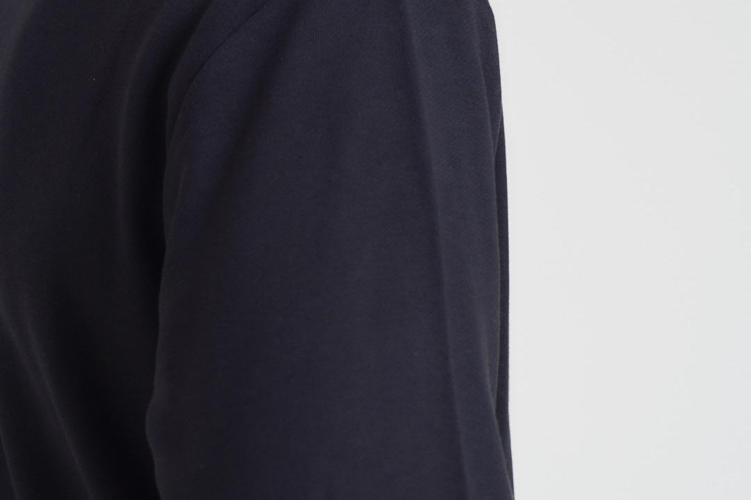 Felpa uomo girocollo blu con stampa logo 8N1MR6 1JRIZF905 EMPORIO ARMANI 