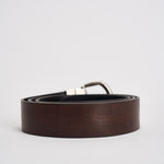 Cintura uomo doublef ace in pelle marrone e nera GI.ESCAPE DOUBLEFACE ACCADEMIE TESSILI 