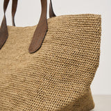 Borsa donna Tokyo in rafia beige TOKYOII TEA IBELIV 