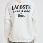 Felpa con cappuccio uomo panna SH5947 70V LACOSTE 