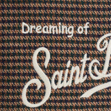 Pochette donna Parisienne Wool Pied de Poule verde PARISIENNE WLPDP5161 MC2 SAINT BARTH 