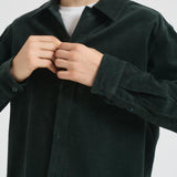 Camicia Sadamon JS uomo verde M24400043 GREENGABLES SAMSØE SAMSØE 