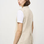 Giacca donna gilet beige 2157 542481 L.B.M. 
