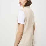 Giacca donna gilet beige 2157 542481 L.B.M. 