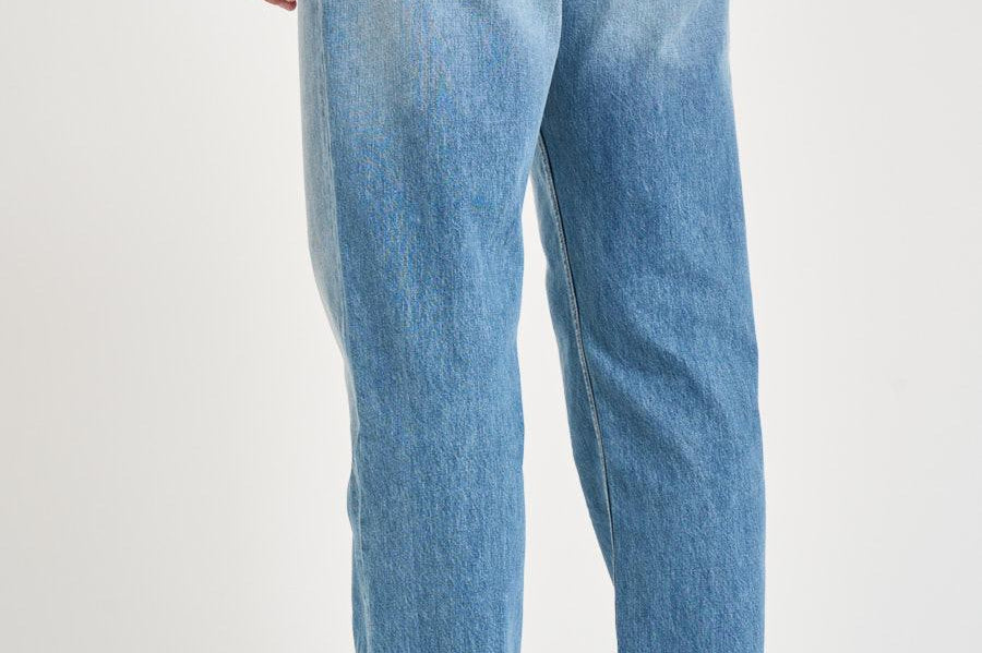 Jeans uomo tapered crop in denim chiaro MUSSO UP518 390 DEPARTMENT FIVE 