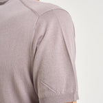 Polo uomo in maglia viola chiaro M060526 119 ACCADEMIE TESSILI 