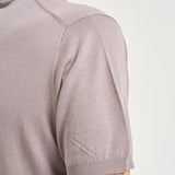 Polo uomo in maglia viola chiaro M060526 119 ACCADEMIE TESSILI 