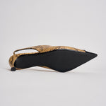 Slingback donna in pelle pitonata 1159843091 JOJOBA3091 ROTATE 