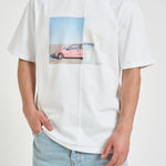 T-shirt uomo bianca con stampa 238T1 100 ARTE ANTWERP 