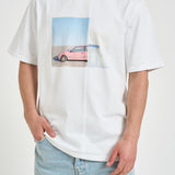 T-shirt uomo bianca con stampa 238T1 100 ARTE ANTWERP 