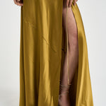 Abito donna lungo oro 626SS6809S GOLDEN DANAME 