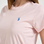 T-shirt donna girocollo rosa 211B14605 014 RALPH LAUREN 
