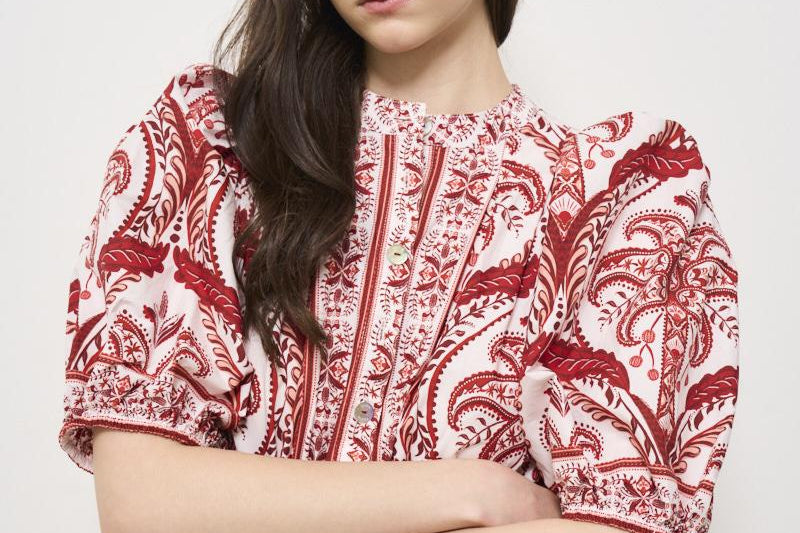 Tuta donna fantasia rossa 332114 TROPICAL FARM RIO GLOBAL 